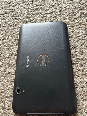 Dell Streak 7 Black Tablet with Gold Logo and T‑Mobile